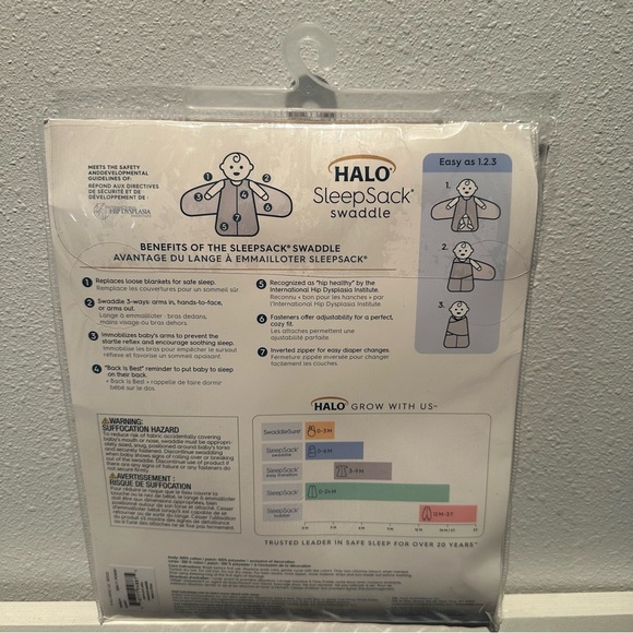 Halo SleepSack Swaddle with Pink Floral Design NWT - Picture 2 of 2